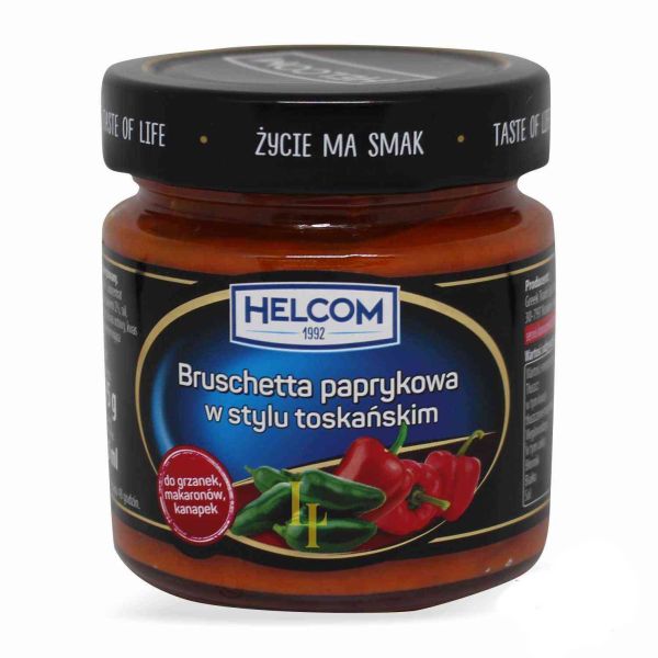 Соус Брускетта "HELCOM" тосканська паприкова, 225ml (8 шт/ящ) 