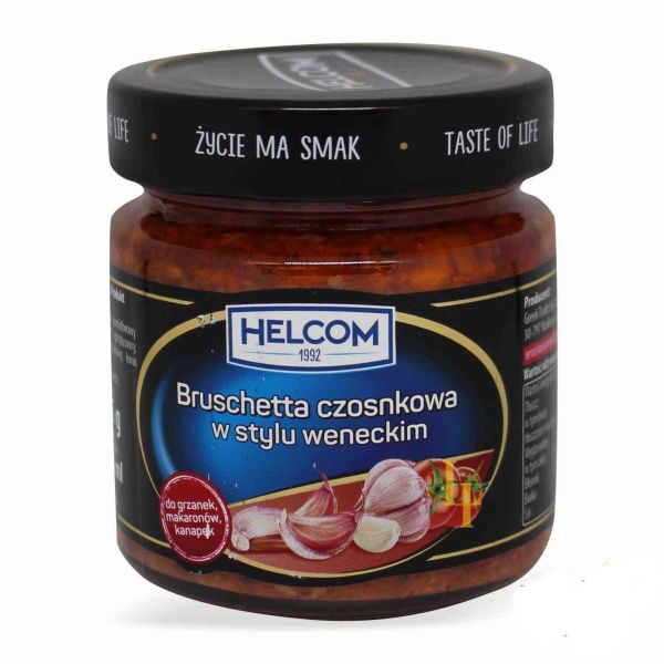 Соус Брускетта "HELCOM" венеціанська з часником, 225ml (8 шт/ящ)
