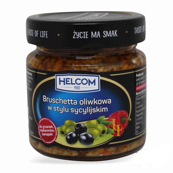 Соус Брускетта "HELCOM" сицилійська оливкова, 225ml (8 шт/ящ)