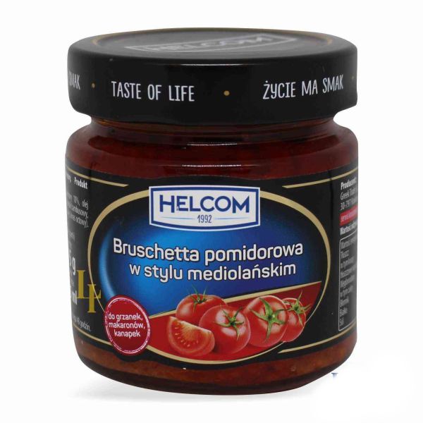 Соус Брускетта "HELCOM" медіоланська з помідорами, 225ml (8 шт/ящ)