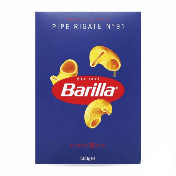 Макарони "BARILLA" №91 Pipe Rigate, 500g (24 шт/ящ)