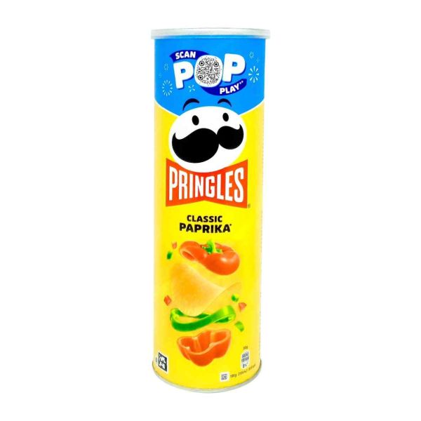 Чіпси "PRINGLES" Classic Paprika, 165g (19 шт/ящ)