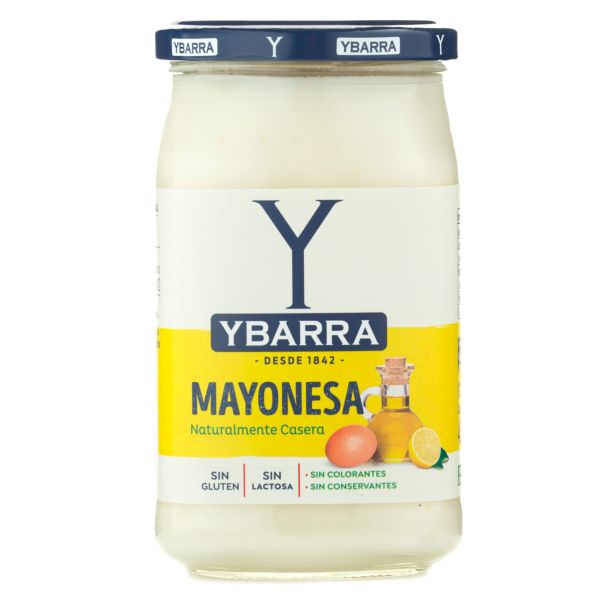 Майонез натуральний без глютену "Ybarra" без лактози, 450мл (12 шт/ящ)