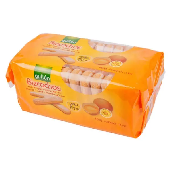Печиво бісквітне Савоярді "GULLON" Savoiardi Bizcocho, 400g (6 шт/ящ)
