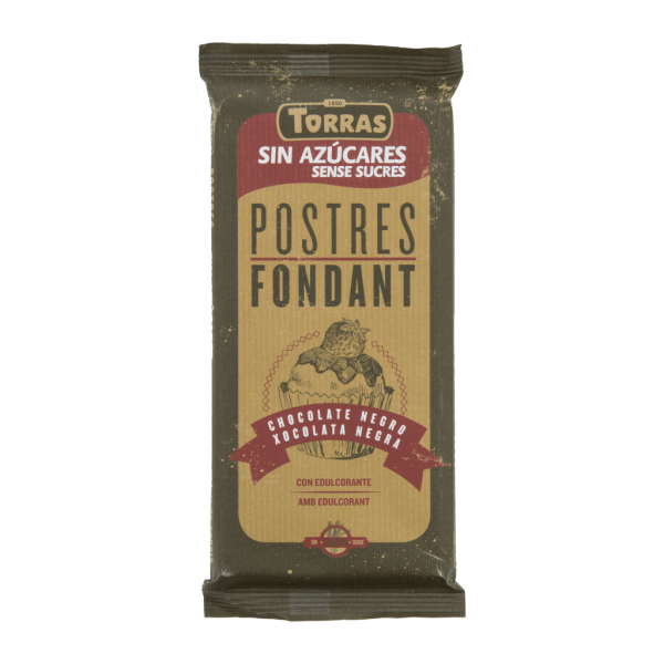 Шоколад чорний "Torras" Postres без цукру та глютену, 200г (12 шт/ящ)