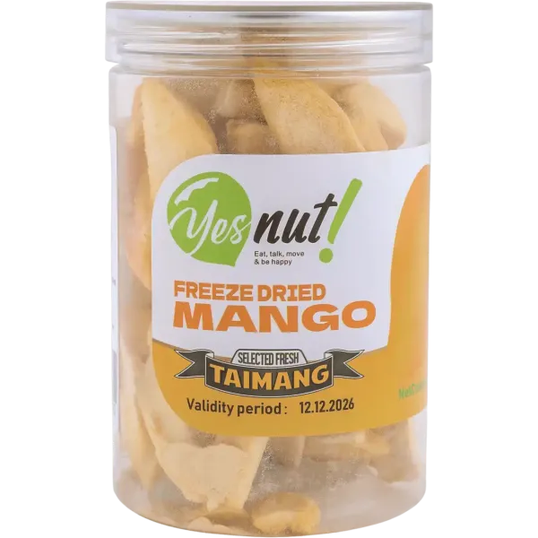 Манго сублімоване шматочками "Yes Nut!" Freeze-dry натуральне, 70 г (30 шт/ящ)