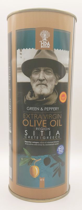 Оливкова олія "HPA" region Sitia extra virgin olive oil Греція, 1л (10 шт/ящ)