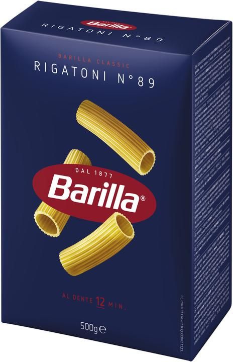 Макарони "Barilla" №89 Rigatoni, 500g (20 шт/ящ)