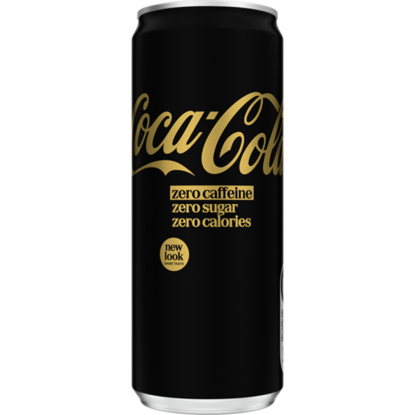Напій газований "Coca-Cola" Zero Cofeine без кофеїну, 330ml (24 шт/ящ)