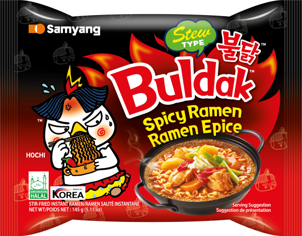 Локшина рамен швидкого приготування "Buldak" Stew Type гуляш тушкованою куркою, 145g (5 шт/ящ)