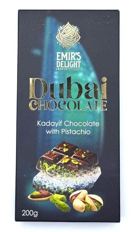 Дубайський Шоколад "Emir's Delight" Фісташкова паста та кнафе, 200г