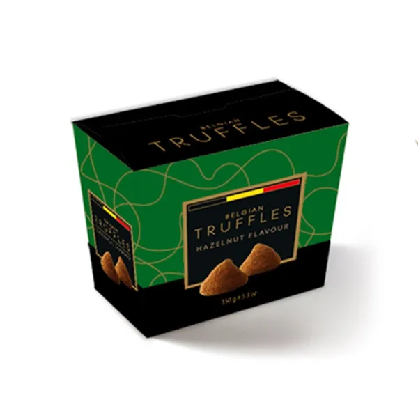 Трюфельні цукерки "Belgotruff" Hazelnut з бельгійського шоколаду зі смаком лісового горіха, 150г (12 шт/ящ)