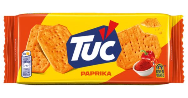 Крекер солений "TUC" Paprika зі смаком паприки, 100g (24 шт/ящ)
