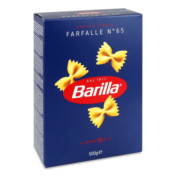 Макарони "BARILLA" №265 Farfalle, 500g (24 шт/ящ)