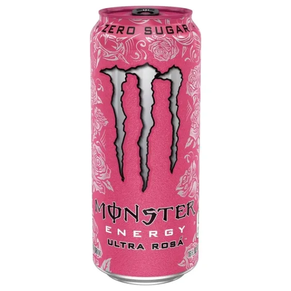Енергетичний напій "Monster Energy" Ultra Rosa фруктовий смак з легкими квітковими нотками, 500мл (12 шт/ящ)