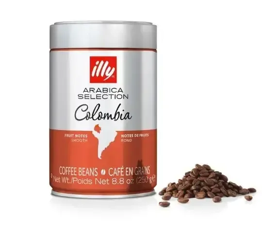 Кава в зернах "illy" Monoarabica Colombia Колумбія, 250г (6 шт/ящ)