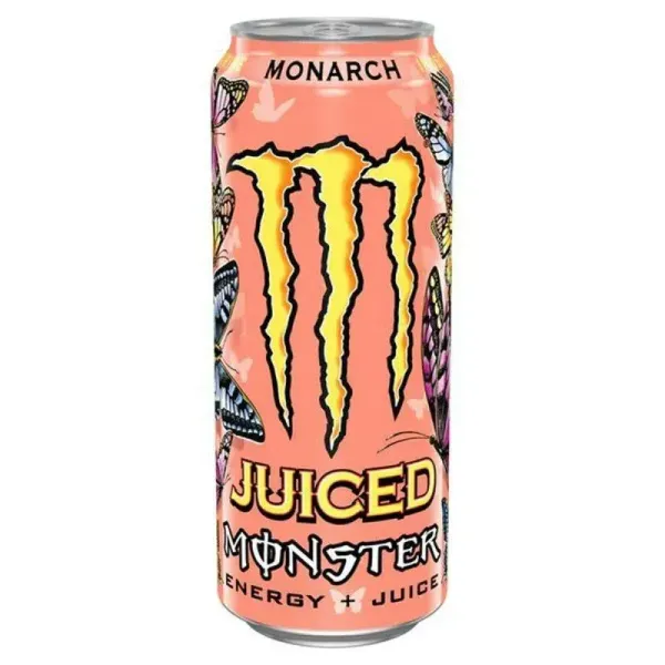 Енергетичний напій "Monster Energy" Monarch зі смаком фруктового соку, 500мл (12 шт/ящ)