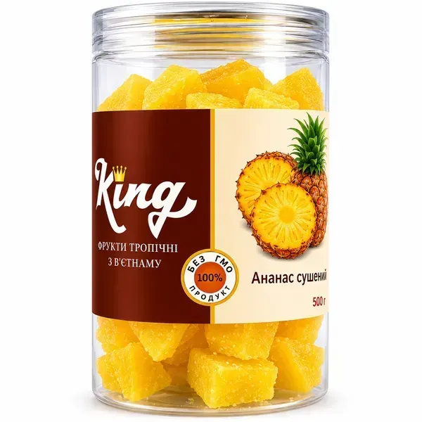 Мармелад "King Nafoods" зі смаком Ананаса, 500г (30 шт/ящ)