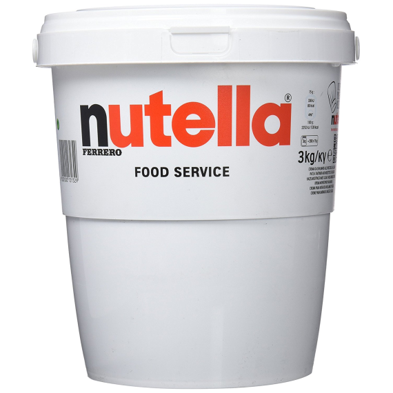 Горіхова крем-паста "Nutella" з какао, 3кг (2 шт/ящ)