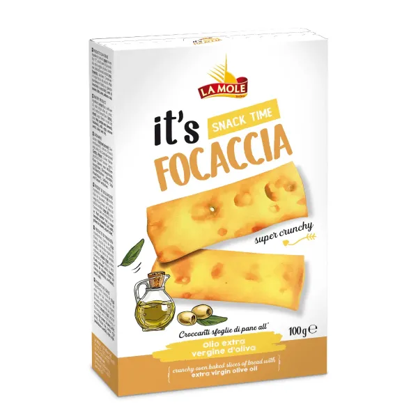 Фокачча класична "La Mole" Focaccia Classico, 100g (8 шт/ящ)