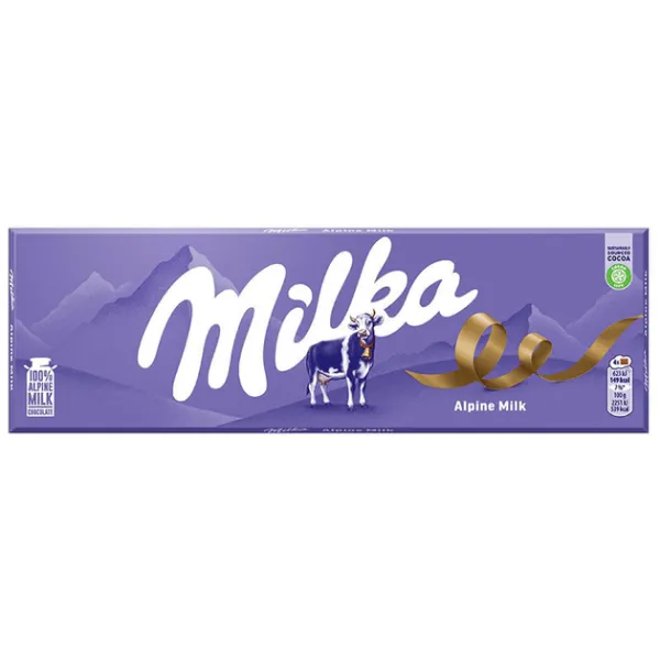 Шоколад молочний "Milka" Alpine Milk в коробці, 250г (14 шт/ящ)