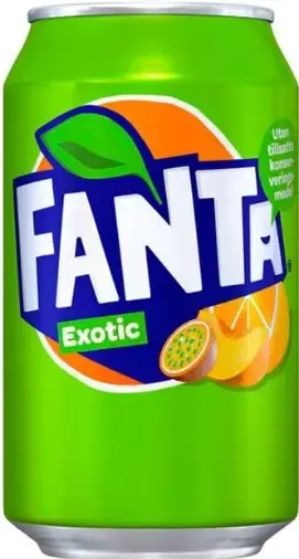 Напій безалкогольний "Fanta" зі смаком екзотичних фруктів, 330мл (24 шт/ящ)