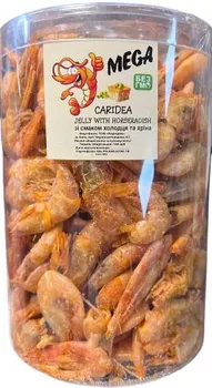 Креветка сушена зі смаком холодця та хріна (тубус), 500г (6 шт/ящ)