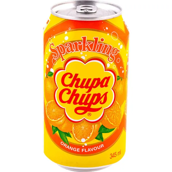Напій газований Апельсин Чупа Чупс Chupa Chups Orange, 345ml