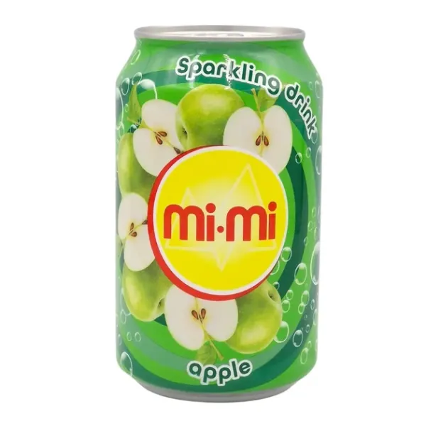 Газований напій "Mi-Mi" Apple зі смаком Яблука, 330 мл (24 шт/ящ)