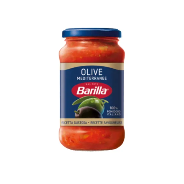 Соус томатний "BARILLA" Olive з оливками, 400g (6 шт/200 ящ)