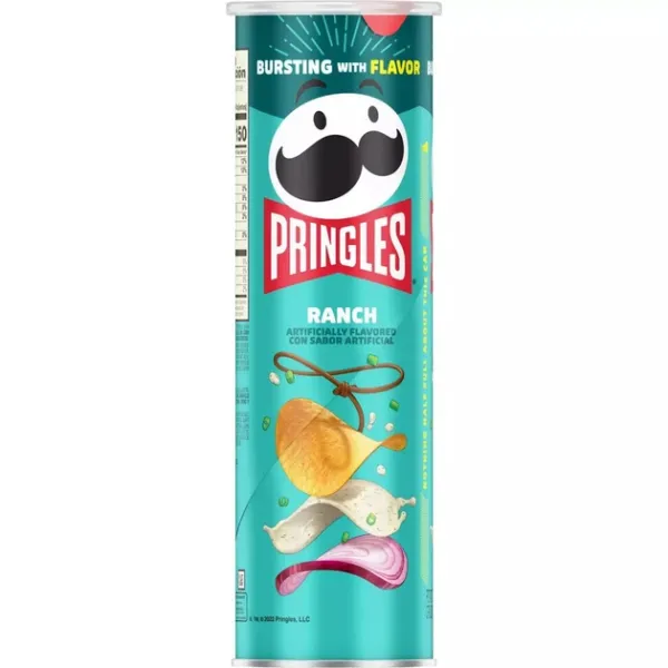 Чіпси американські зі смаком соусу Ранч "Pringles" USA Ranch, 158g (14 шт/ящ)
