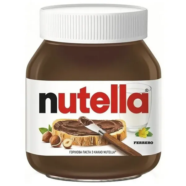 Горіхова крем-паста з какао "Nutella", 630г (6 шт/ящ)