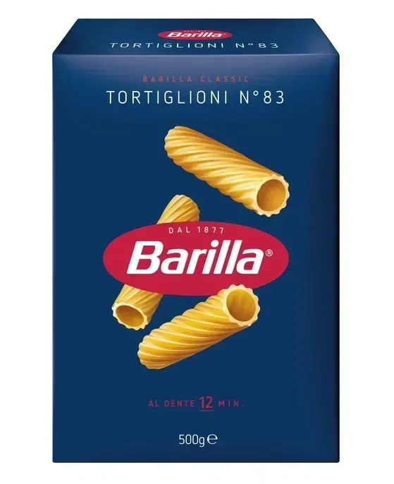 Макарони "BARILLA" №83 Tortiglioni, 500g (24 шт/ящ)