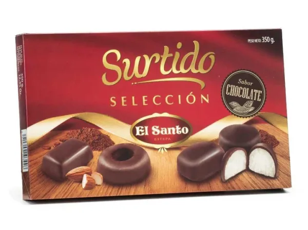 Печиво шоколадне "El Santo" Surtido Chocolate асорті, 350г (12 шт/ящ)