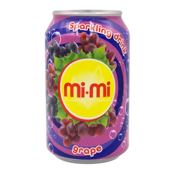 Газований напій "Mi-Mi" Grape зі смаком Винограду, 330 мл (24 шт/ящ)