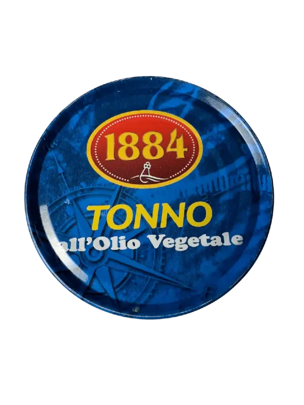 Тунець шматочки у соняшниковій олії "Tonno 1884" Іспанія, 160г (48 шт/ящ)
