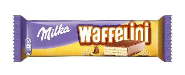 Вафлі з молочною начинкою "Milka" Waffelini Milk вкриті шоколадом, 31g (35 шт/ящ)