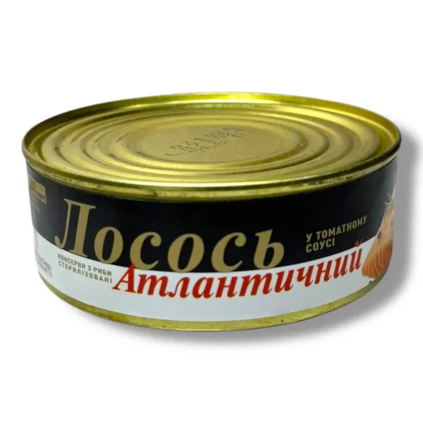 Лосось атлантичний "Даринка" у томатному соусі, 240г (24 шт/ящ)