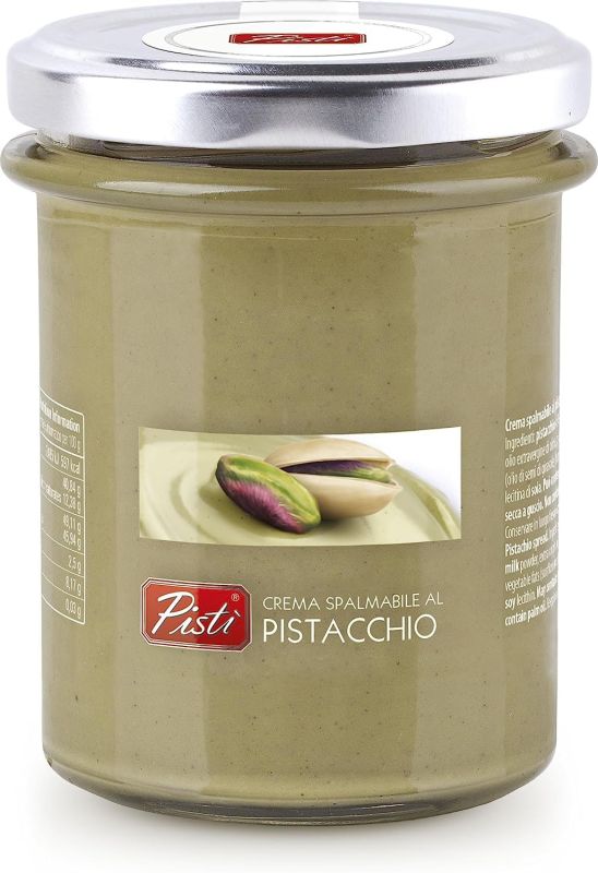 Фісташкова крем-паста "Pisti" Crema Spalmabile Al Pistacchio 45% Високоякісна 200г, Італія (10 шт/ящ)