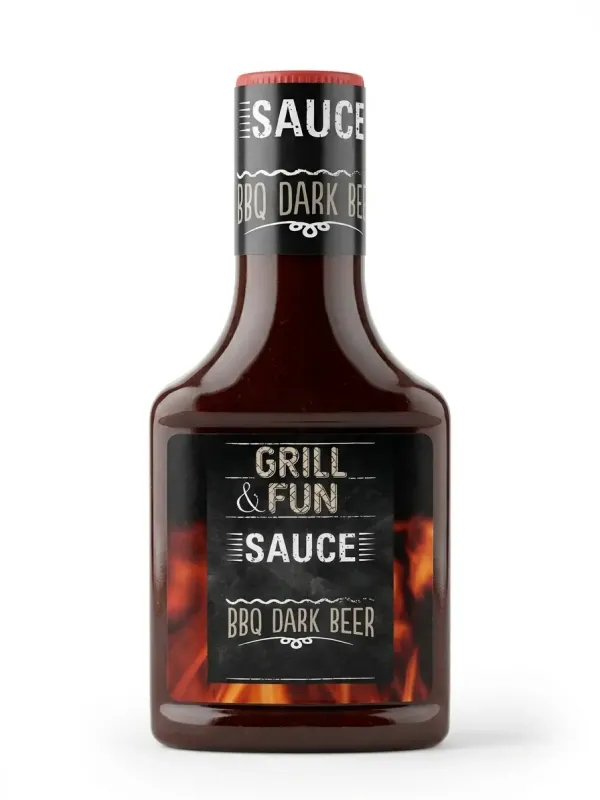 Соус барбекю з темним пивом "Grill & Fun" BBQ Dark Beer, 360г (18 шт/ящ)