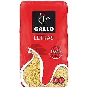 Макаронні вироби "Gallo" Letras Абетка, 450г (18 шт/ящ)