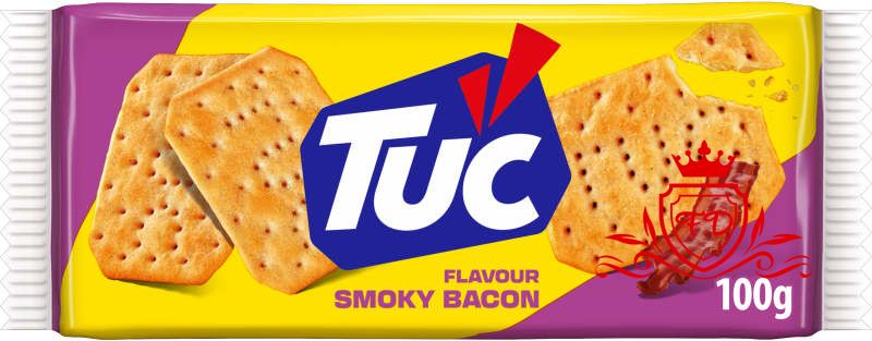 Крекер солений "TUC" Bacon зі смаком бекону, 100g (24 шт/ящ)