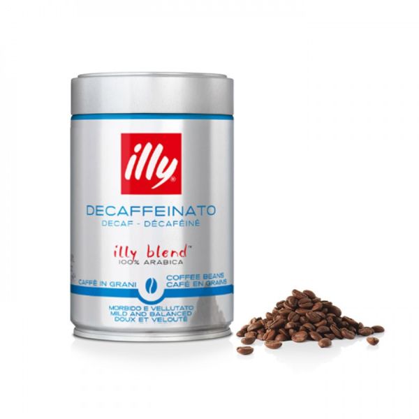 Кава в зернах "ILLY" Espresso Decaffeinato без кофеїну, 250г (6 шт/ящ)