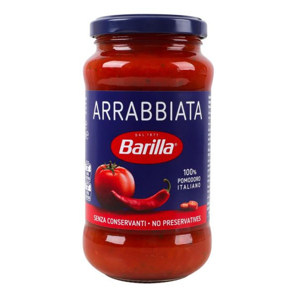 Соус томатний "BARILLA" Arrabbiata на основі гострого перцю чилі та часнику, 400g (6 шт/200 ящ)