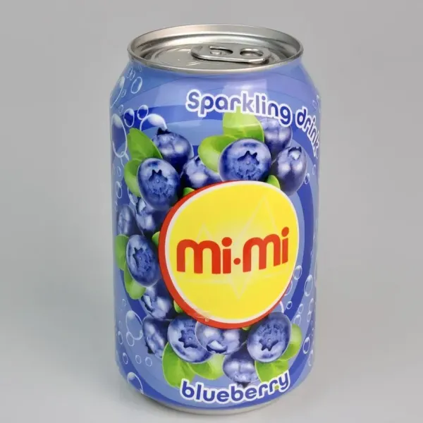 Газований напій "Mi-Mi" Blueberry зі смаком Чорниці, 330 мл (24 шт/ящ)