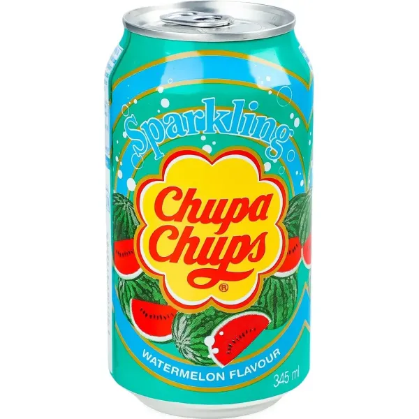 Напій газований Кавун Чупа Чупс Chupa Chups Watermelon, 345ml