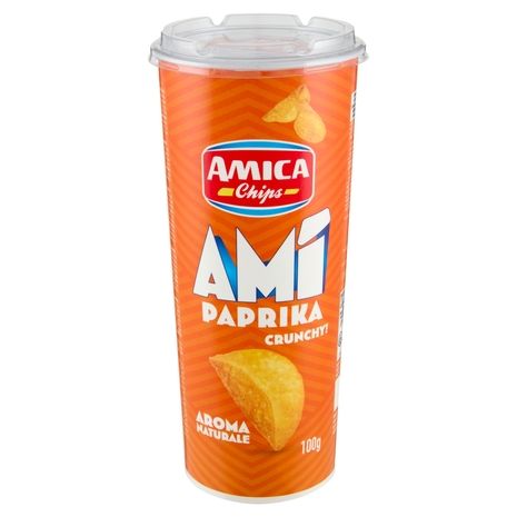 Чіпси картопляні "Amica" Tuba Paprika з паприкою, 100g (16 шт/ящ)