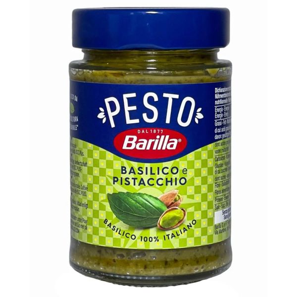 Соус песто "Barilla" Basilico Pistacchio з базиліком та фісташками, 190г (12 шт/ящ)