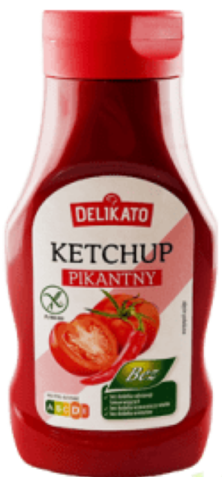Кетчуп "Delikato" пікантний, 560g (12 шт/ящ)