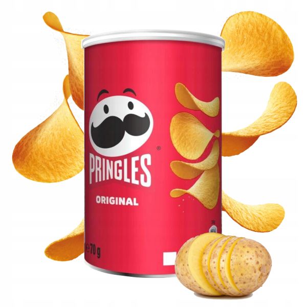 Чіпси картопляні "Pringles" Original оригінальні, 70g (12 шт/ящ)